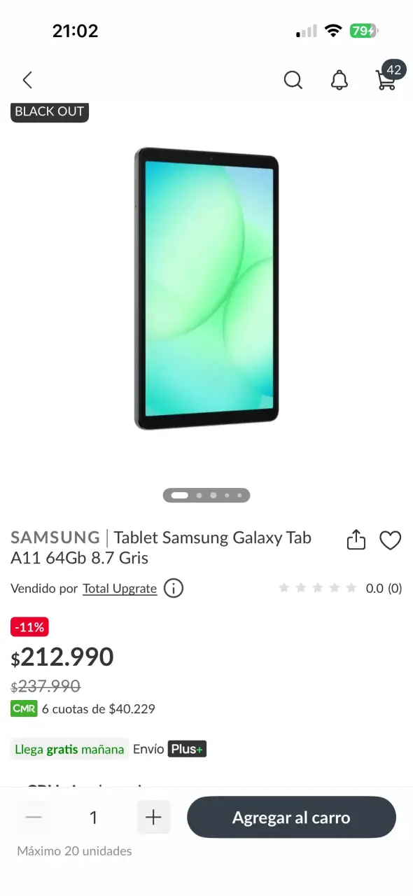 Tablet Samsung Galaxy Tab A11 64GB Gris - 2