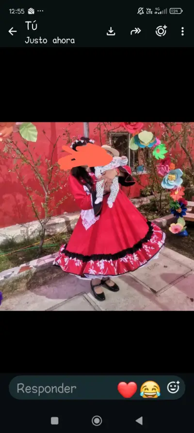Vestido de Huasa Chilena para Mujer - miniatura 1