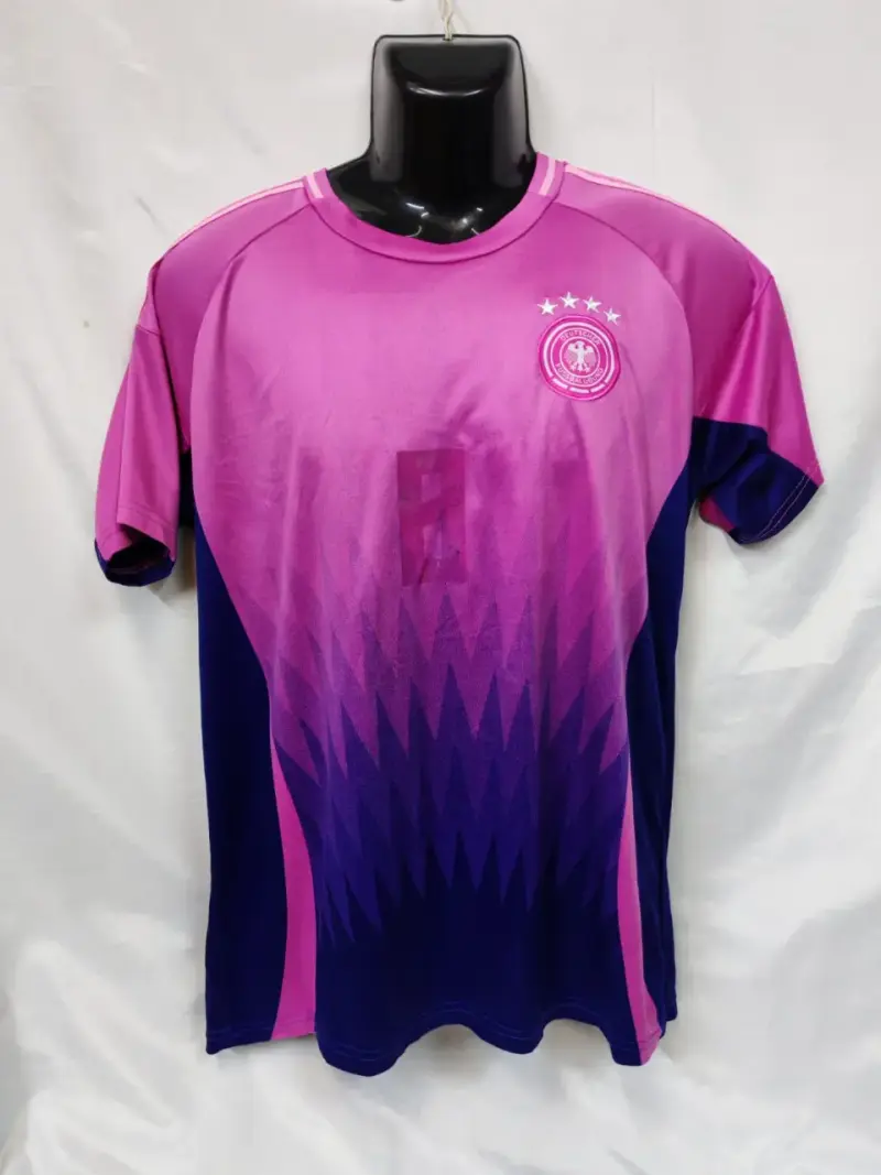 Camiseta de fútbol Alemania rosa y azul - 2