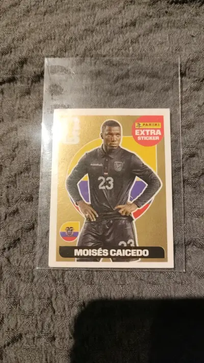 Lámina Panini Moisés Caicedo Mundial 2026 - miniatura 1