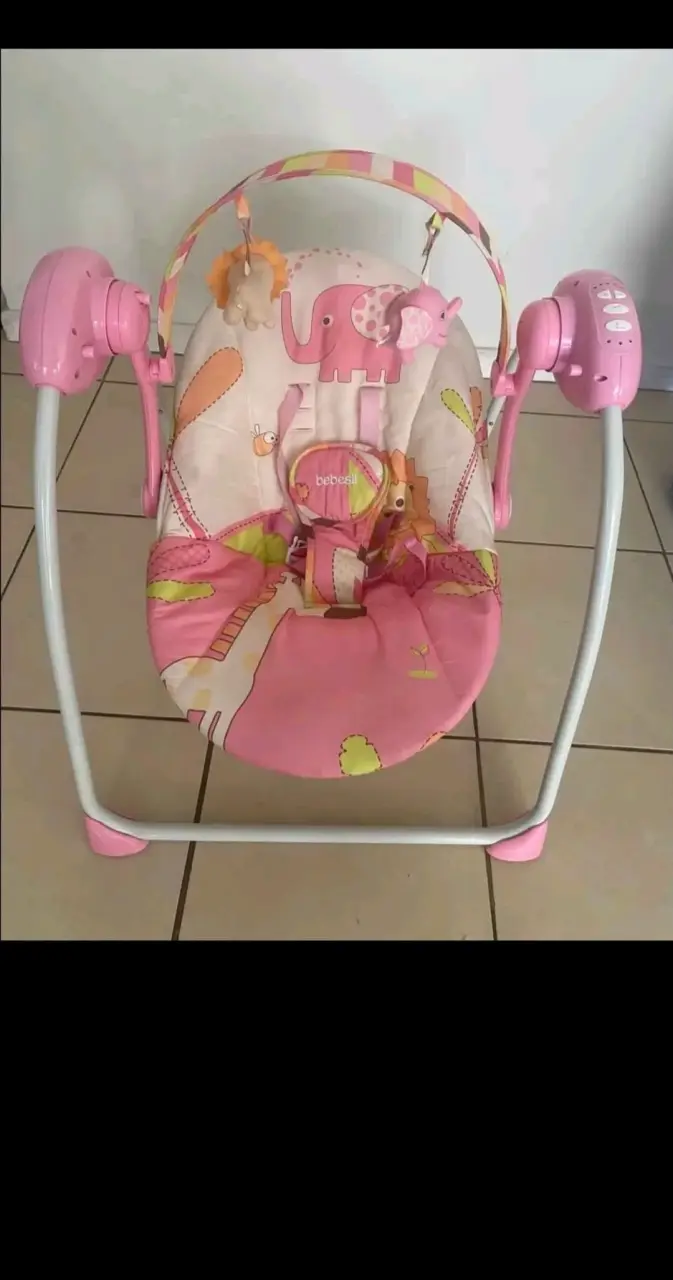 Columpio para bebé Bebesit rosa