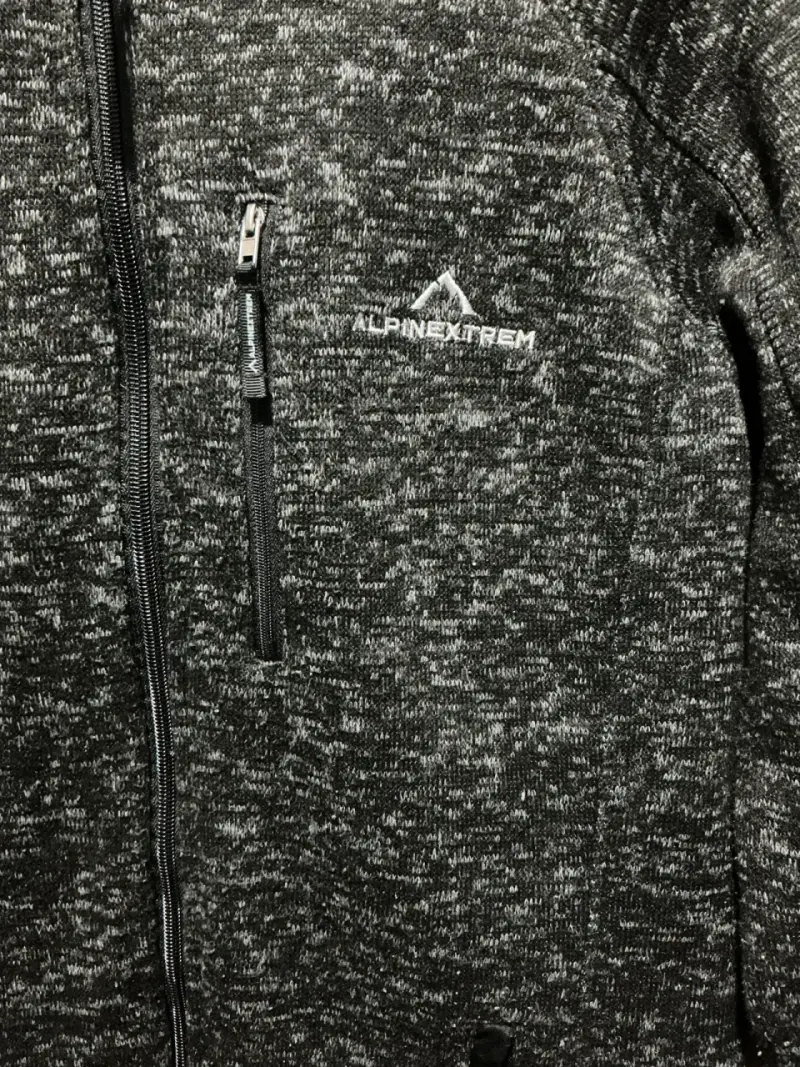 Chaqueta de lana negra AlpineXtrem para hombre - 2