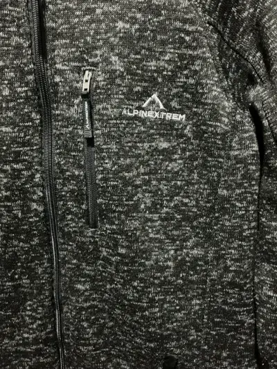 Chaqueta de lana negra AlpineXtrem para hombre - miniatura 2
