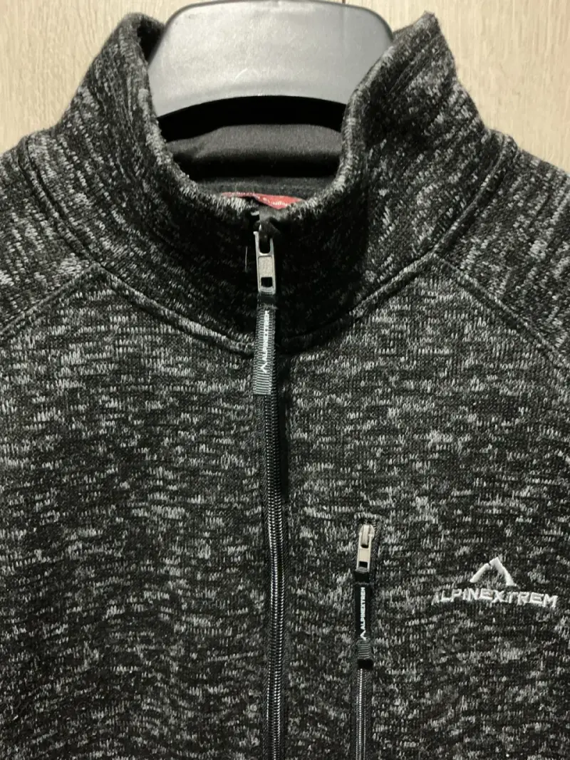 Chaqueta de lana negra AlpineXtrem para hombre - 3