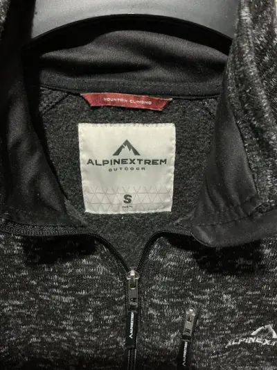 Chaqueta de lana negra AlpineXtrem para hombre - miniatura 4