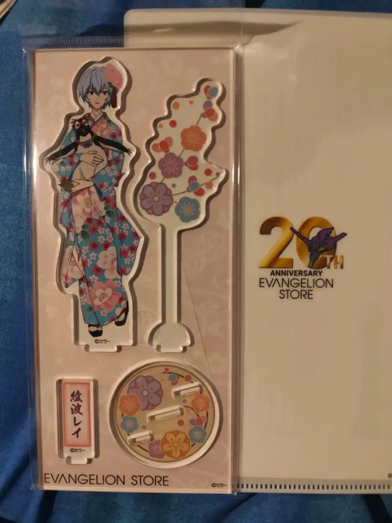 Figura Acrílica de Rei Ayanami Evangelion Original - 2
