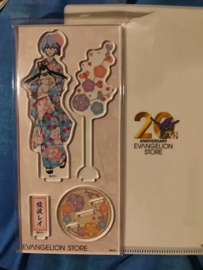 Figura Acrílica de Rei Ayanami Evangelion Original - miniatura 2