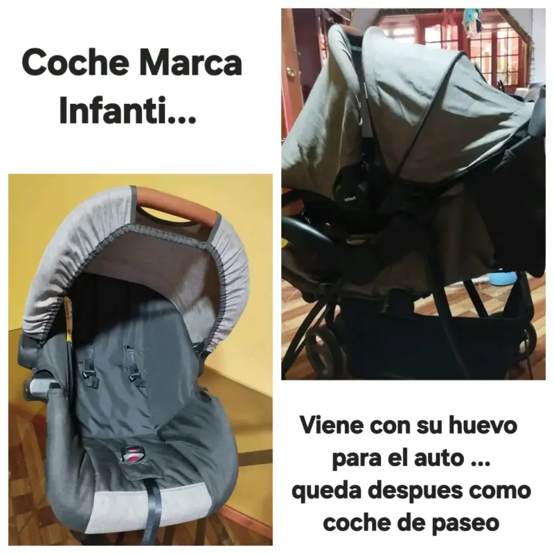 Coche de Paseo Infanti con Silla para Auto