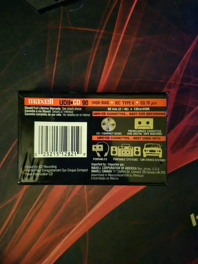 Cassette de cromo maxell - 2