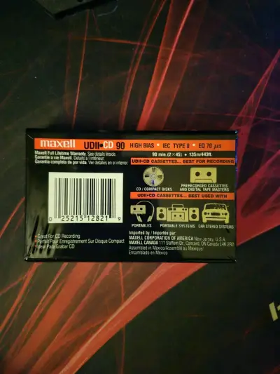 Cassette de cromo maxell - miniatura 2