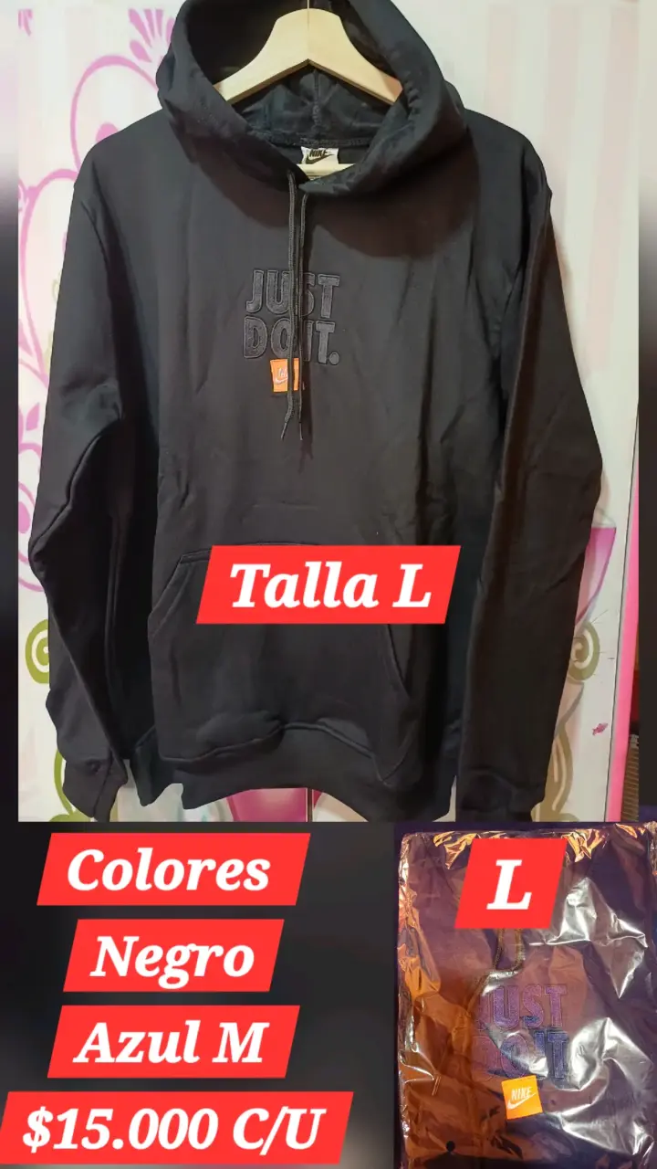 Polerón GAP Negro Talla M - 6