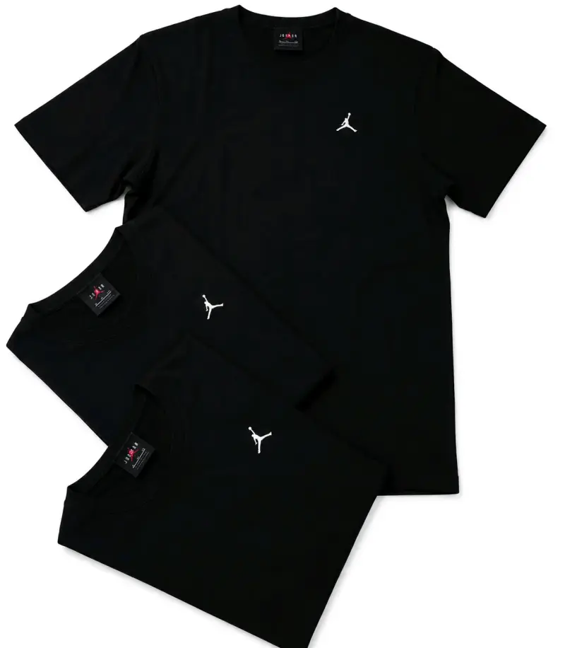 Polera Negra Jordan Hombre