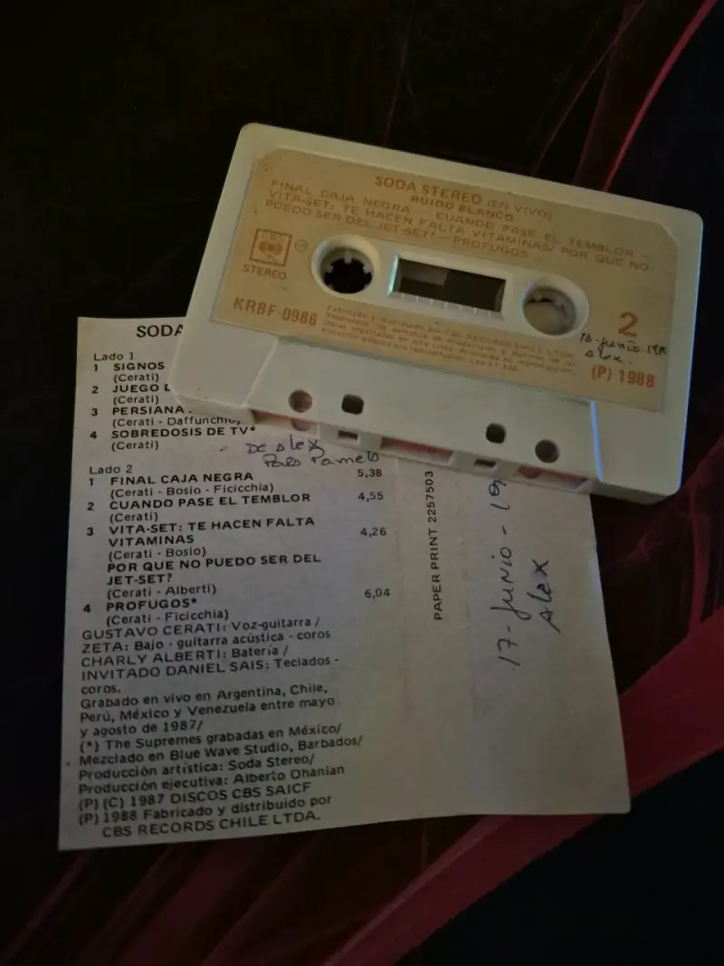 Cassette soda stereo - 3