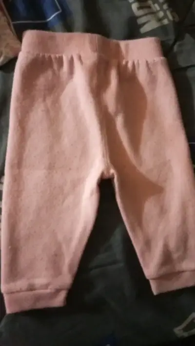 Pantalones rosados para bebé 9M - miniatura 2