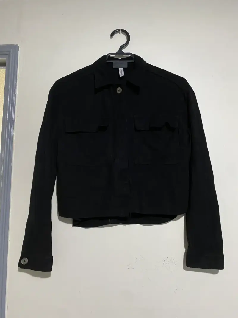 Chaqueta Sybilla Gamuza Negra Talla S - 1