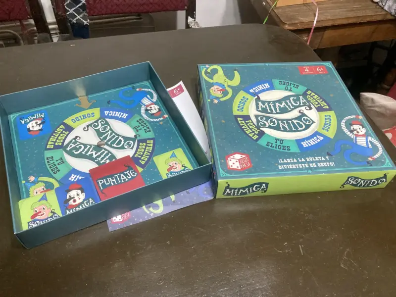 Juego de mesa Mímica y Sonido para niños - 2