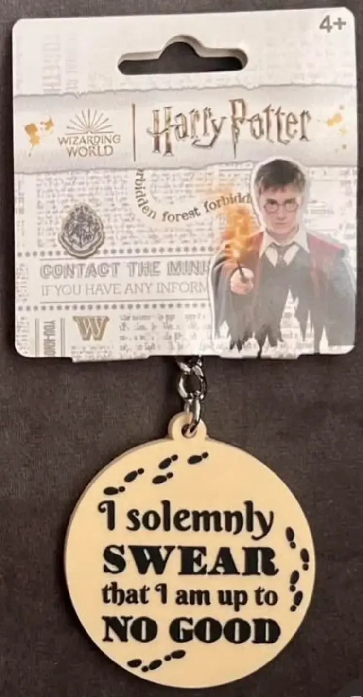 Llavero Harry Potter con frase icónica - 1
