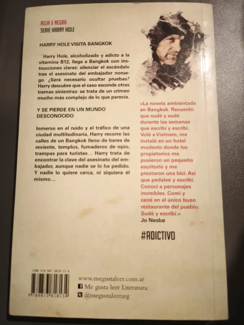Libro 'Cucarachas' de Jo Nesbø - 2