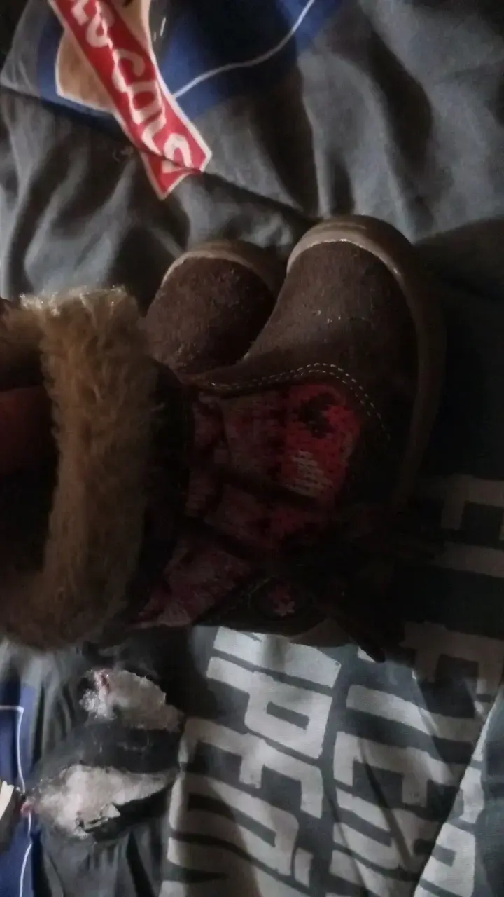 Botas de invierno para niña con forro de - 1