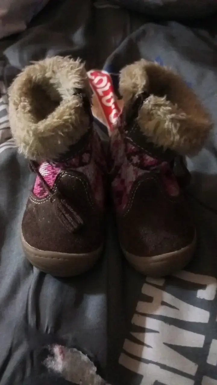 Botas de invierno para niña con forro de - 4