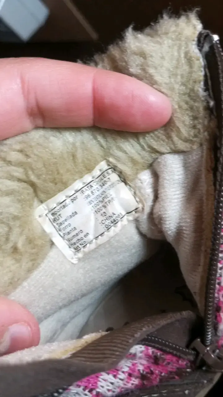 Botas de invierno para niña con forro de - 5