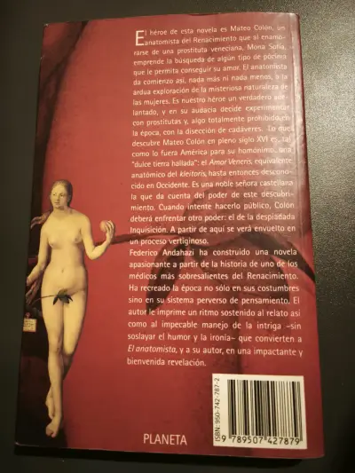 Libro El Anatomista de Federico Andahazi - miniatura 2
