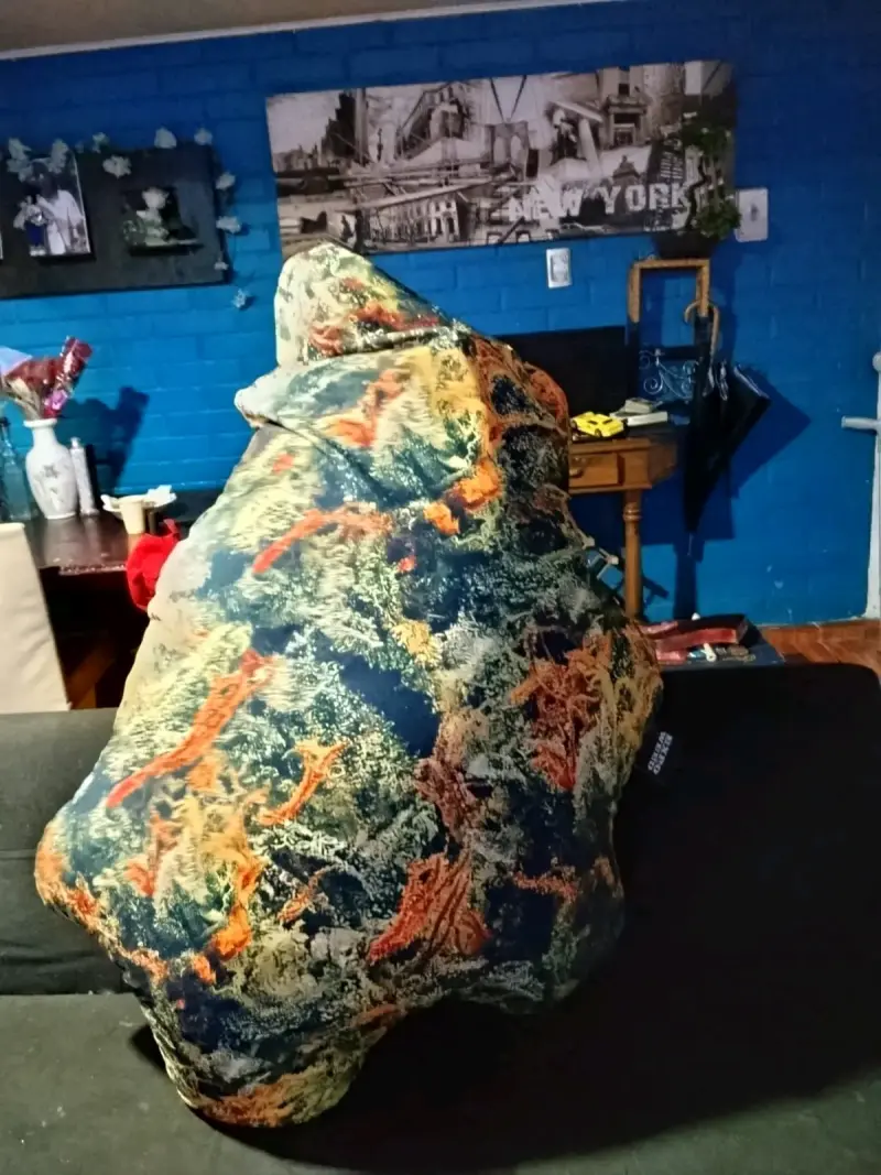 Puff en forma de cogollo nuevo en 30 mil