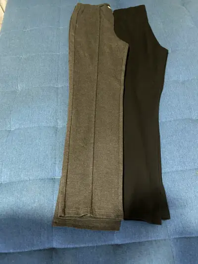 Pack 2 Pantalones de Vestir Viaressa Gris y Negro - miniatura 1