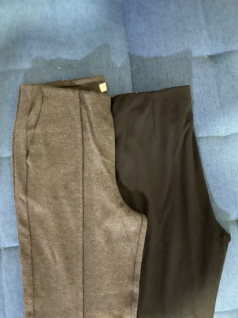 Pack 2 Pantalones de Vestir Viaressa Gris y Negro - 2