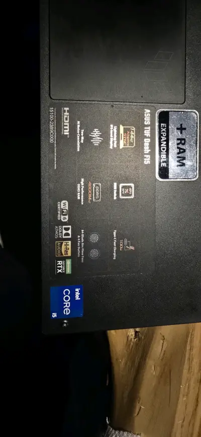 Laptop ASUS TUF Dash F15 Intel Core i5 - miniatura 1