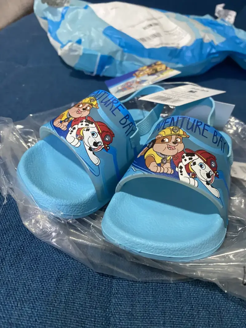 Chalas Paw Patrol Celestes Talla 22-23 Nuevas - 1