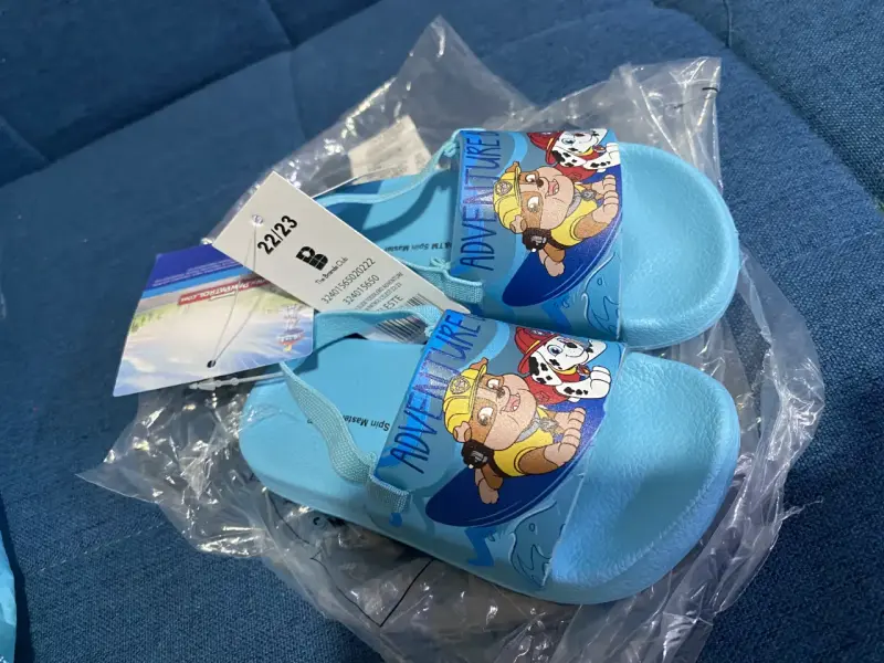 Chalas Paw Patrol Celestes Talla 22-23 Nuevas - 2