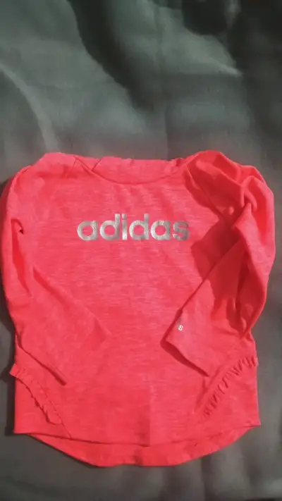 Polerón rojo para bebé Adidas 18 meses - miniatura 1