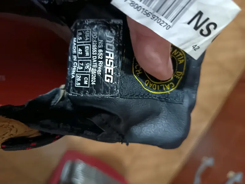 Botas de seguridad Norseg Anticlavo marrón - 3