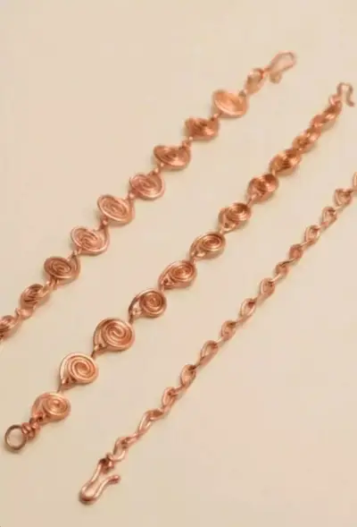 Pulseras de cobre artesanales - miniatura 1