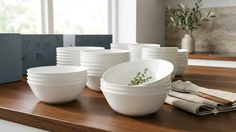 Set de Vajilla Completa con Cuencos y Platos - 1