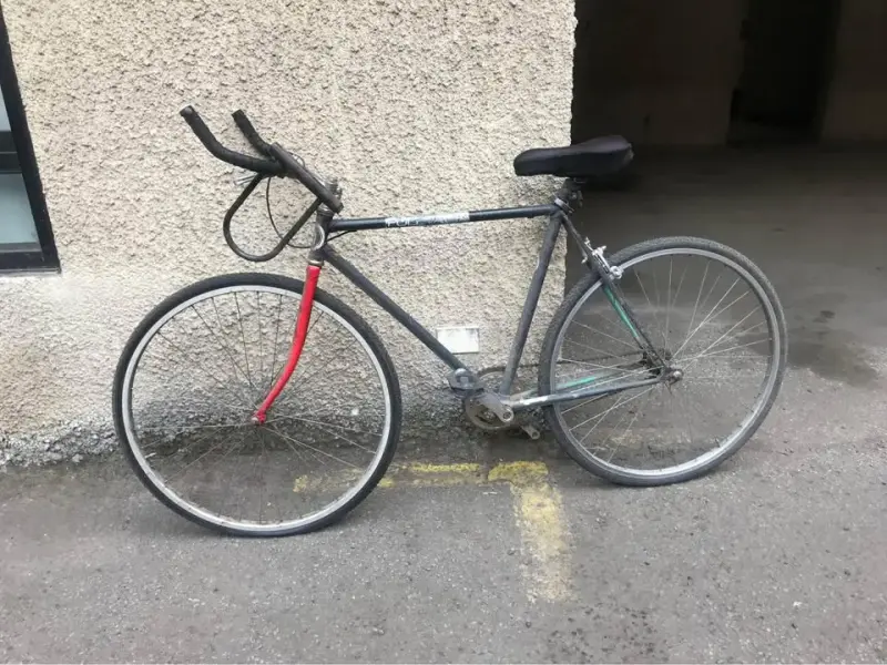 Bicicleta Híbrida Fixie Aro 24 Urbana Ruedas Ancha