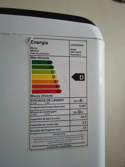 Lavadora automática Winia 8kg en buen estado - miniatura 3