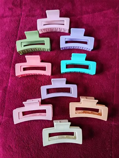 Set de pinzas para el cabello de colores variados - miniatura 1
