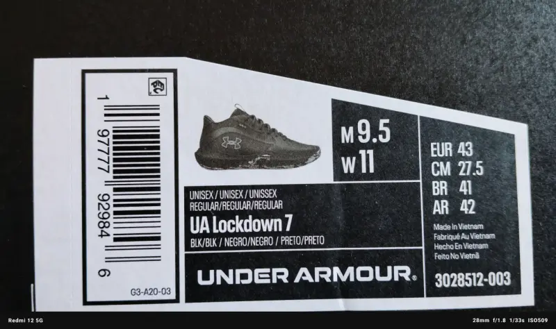 Zapatillas Under Armour Lockdown 7 negra - 4