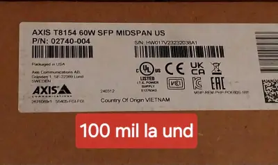 Midspan Axis T8154 60W SFP - miniatura 2