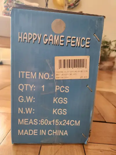 Corral de Juegos para Bebé con Pelotas y Aro Azul - miniatura 2
