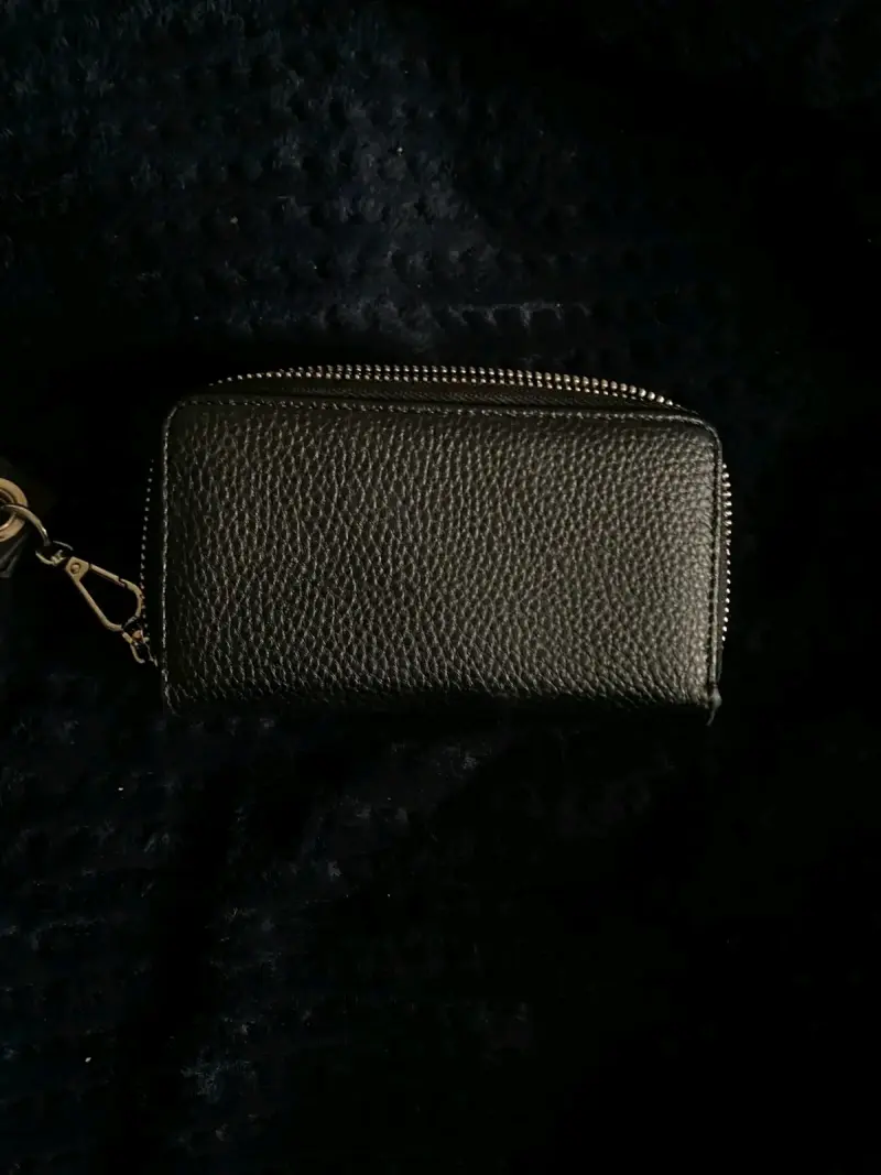 Billetera de cuero negra Karl Lagerfeld - 2