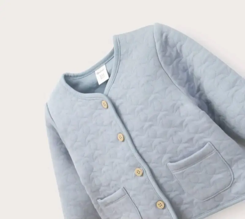Chaqueta de bebé celeste - Opaline - 3