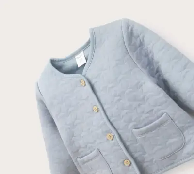 Chaqueta de bebé celeste - Opaline - miniatura 3