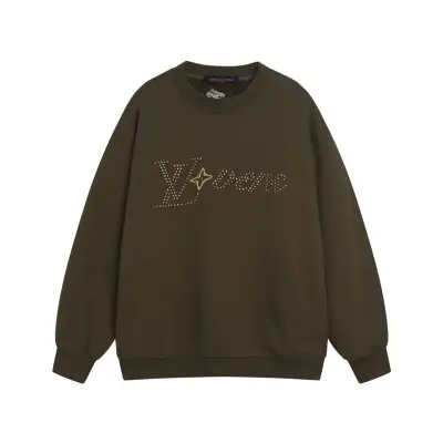Polerón verde con logo Louis Vuitton - miniatura 1