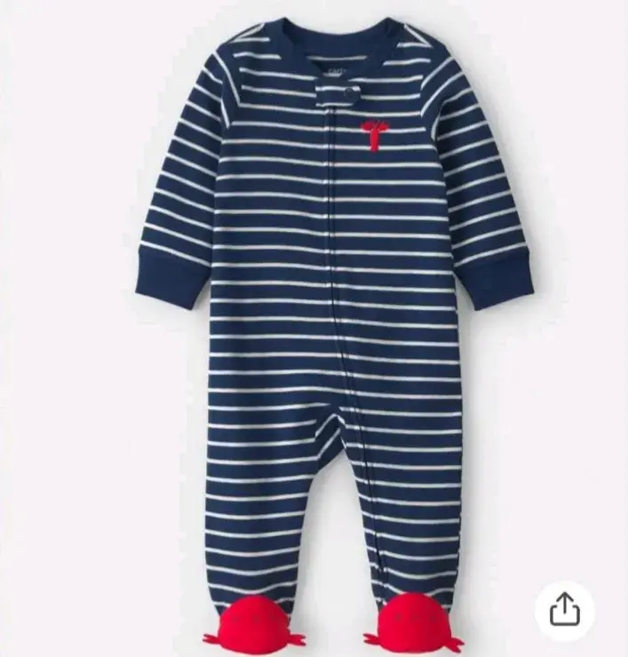 Pijama de bebé con pantuflas - Carter's