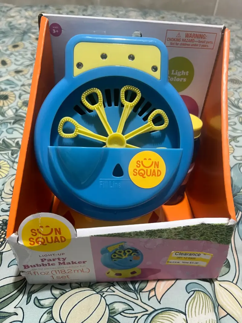 Máquina de Burbujas Sun Squad para Fiestas