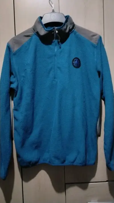 Polar Hombre azul petrol con cierre medio - miniatura 1