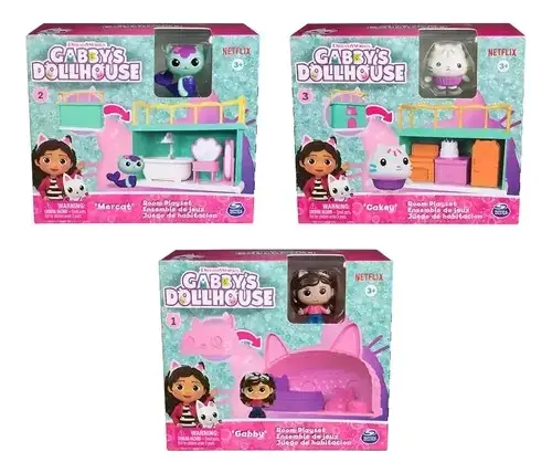 Set de Juguetes Gabby's Dollhouse con Figuras
